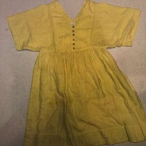 Yellow Kids Casual Dress